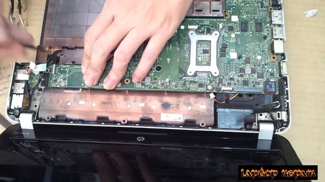 HP pavilion dv3 Disassembly and fan cleaning Laptop repair смотреть онлайн