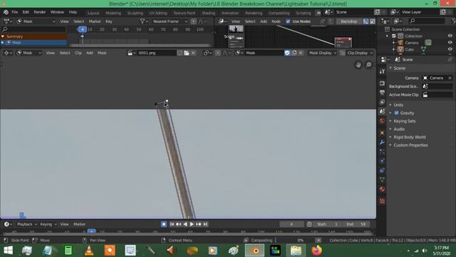 Lightsaber Animation in Blender (Tutorial) смотреть онлайн