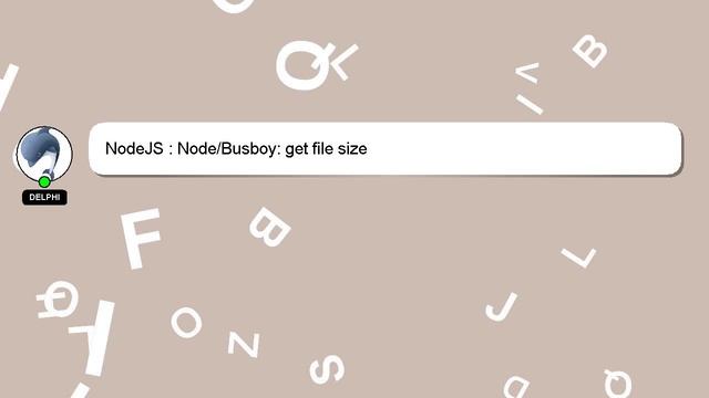 NodeJS : Node/Busboy: get file size смотреть онлайн