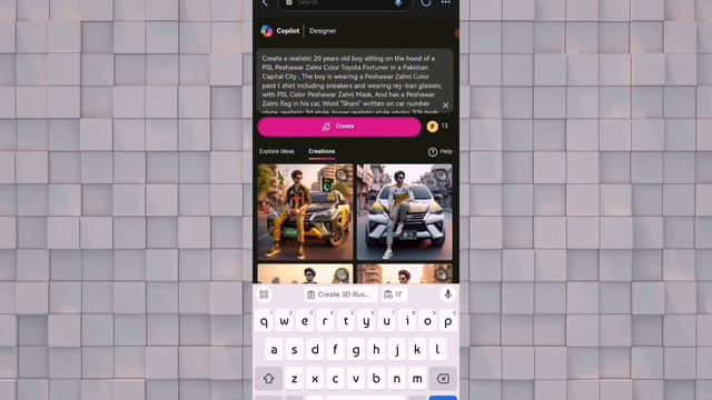 Create beautiful 3D AI Viral PSL League name images 2024 II Bing image Creator Tutorial with Prompt смотреть онлайн