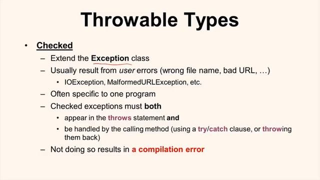 Week 7: Java Core - Exceptions, Packages, Nested Classes (unit 2) смотреть онлайн