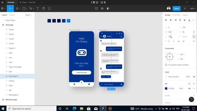 Daily UI and UX challenge 5/100 in #FIGMA || CHATBOT user interface with Figma || UI and UX designs смотреть онлайн