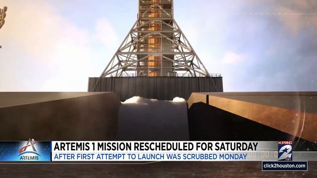 Take 2: NASA aims for Saturday launch of new moon rocket смотреть онлайн