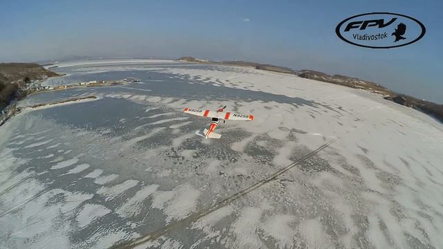 best fpv moments.CESSNA 182/ Остров Русский. Бухта Парис ....... смотреть онлайн