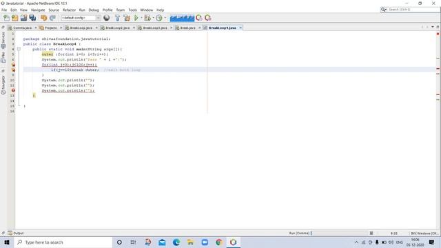 Java tutorial -16 | Jump - break, continue and return in java prog. смотреть онлайн