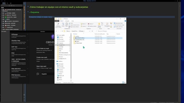 ? Cómo trabajar EN EQUIPO y COMPARTIR DOCUMENTOS en GOOGLE DRIVE y OBSIDIAN смотреть онлайн