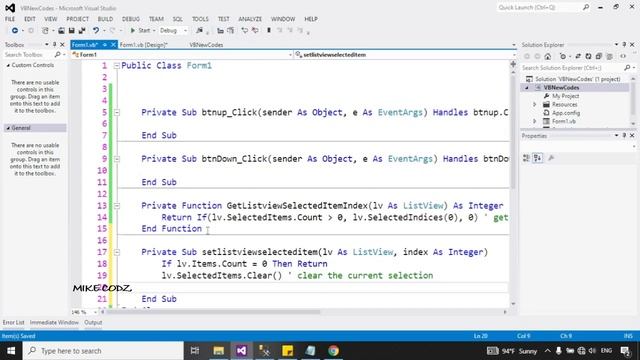 How to move up and down the focus in Listview items using a button - VB.net смотреть онлайн