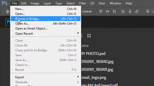 #03 Photoshop Open file in Photoshop смотреть онлайн
