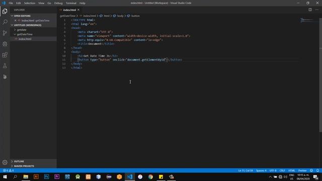 Easy Get Date In Javascript Date() #js #web смотреть онлайн