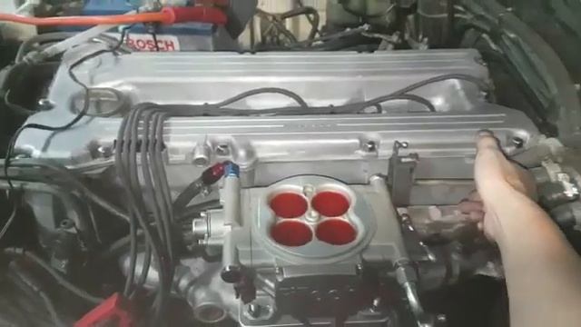 W114 Mercedes M110 engine converted to FiTech go street efi смотреть онлайн