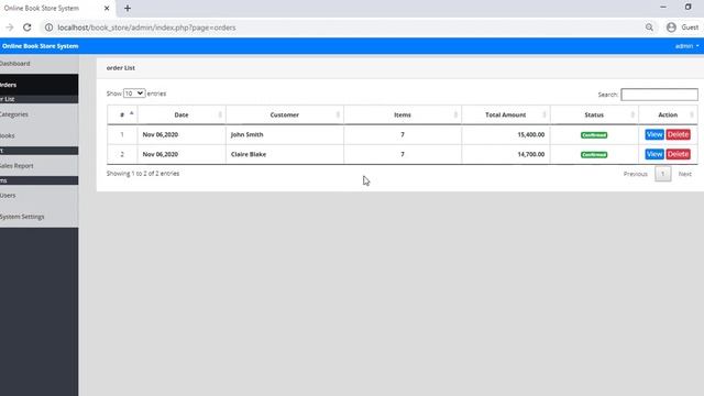 Online Book Store System using PHP/MySQLi Demo смотреть онлайн