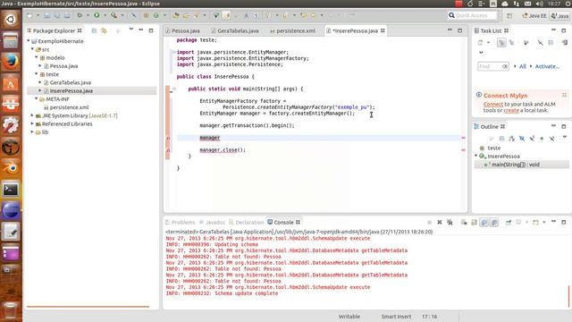 Conexão com mysql usando Hibernate смотреть онлайн