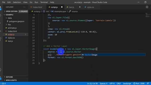 OpenLayers Add Vector Layer to Web Map смотреть онлайн