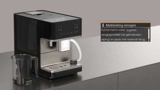 Miele CM6: Reinigen van de melkaanvoer смотреть онлайн