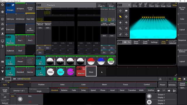 E12 - Predefined MACROS - GrandMA3 OnPC Tutorial