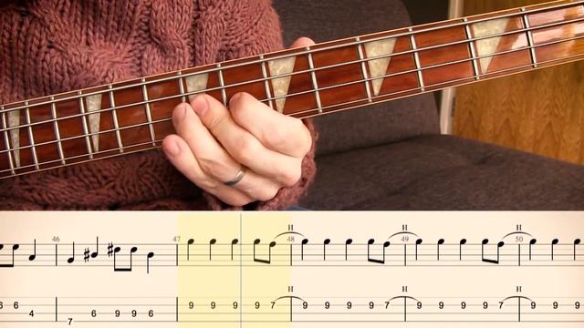 The Beatles | Day Tripper | Bass | Cover | Tutorial | Tab | смотреть онлайн