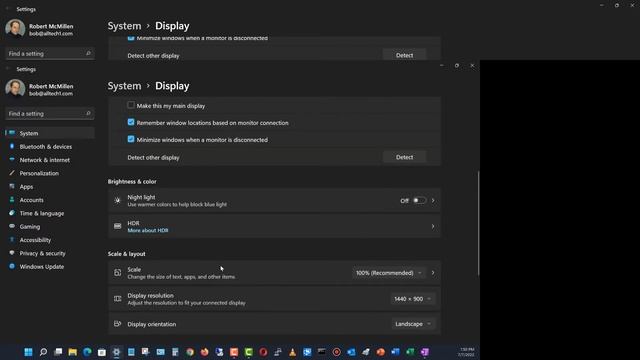 Windows 11 tutorial on changing screen resolution and font size смотреть онлайн