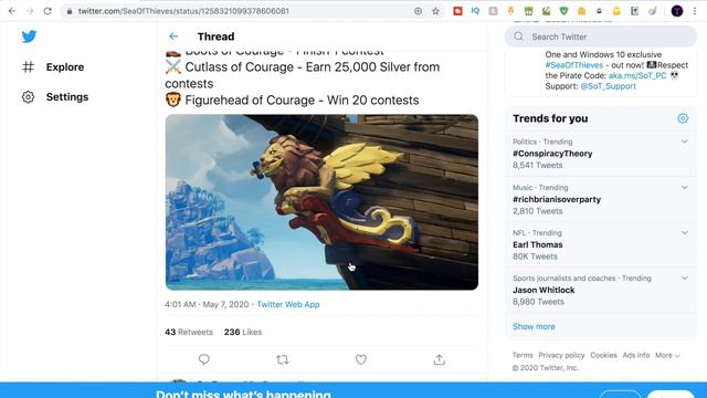 How to Complete the *NEW* Sea of Thieves Competition of Courage Event During Ships of Fortune Updat смотреть онлайн