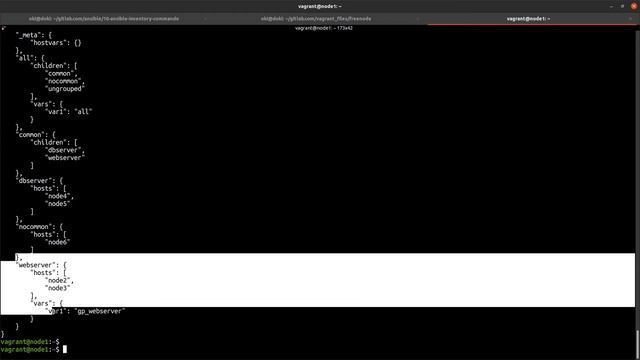 ANSIBLE - 10. INVENTORY : LA COMMANDE ET LE GRAPH смотреть онлайн