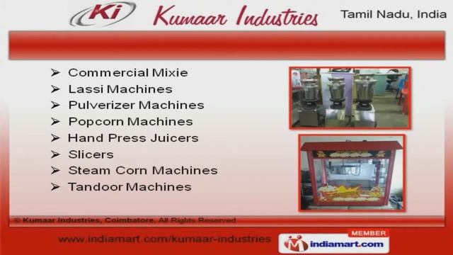 Grill Machines by Kumaar Industries, Coimbatore, Coimbatore смотреть онлайн