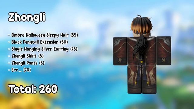 Genshin Impact Roblox Outfit Ideas Part 2 смотреть онлайн