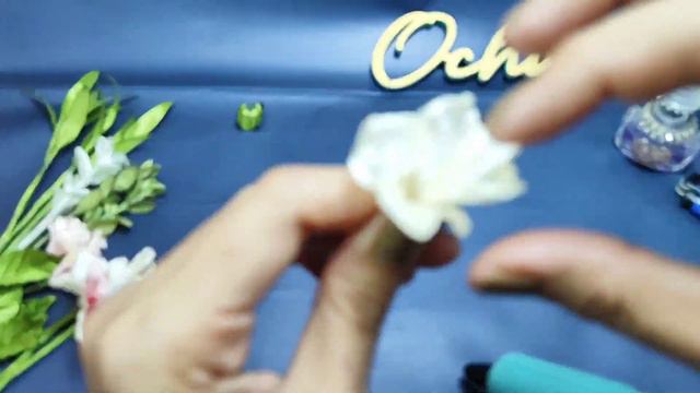 DIY hibiscus/make your own boutonniere and flower tutorial with satin ribbon смотреть онлайн
