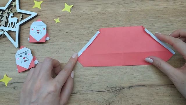 ДЕД МОРОЗ из бумаги Оригами на Новый год | DIY Origami Santa Claus/ Paper Santa for Christmas смотреть онлайн