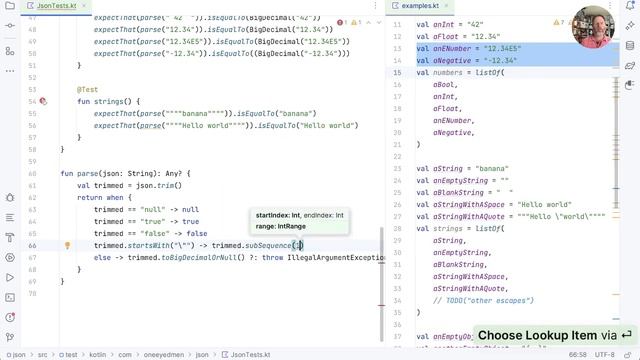 TDD as if you mean it - writing a Kotlin JSON parser смотреть онлайн