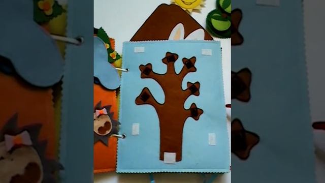 Детская развивающая книга с фетра. Игрушка книга смотреть онлайн