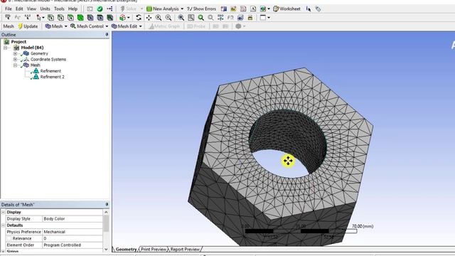 Ansys Meshing Tutorial | How to define mesh refinement? смотреть онлайн