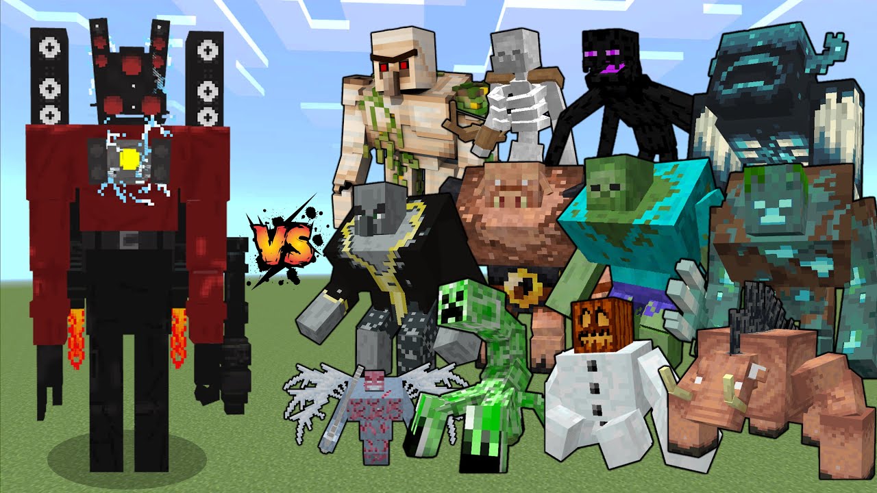 ТИТАН КАМЕРА МЭН ПРОТИВ БОССОВ МАЙНКРАФТ смотреть онлайн