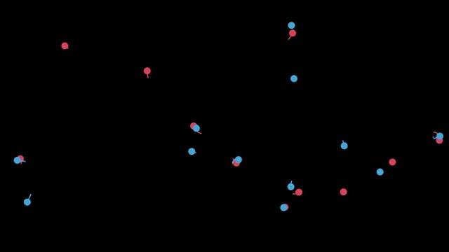 N-Body Problem for Point Charges (Electrostatic Forces Only, Random Start) | Physics Simulations смотреть онлайн