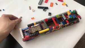 Междугородний автобус из Lego (Coach Bus Lego) Самоделка