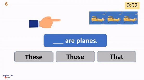 This That These Those Quiz for Kids