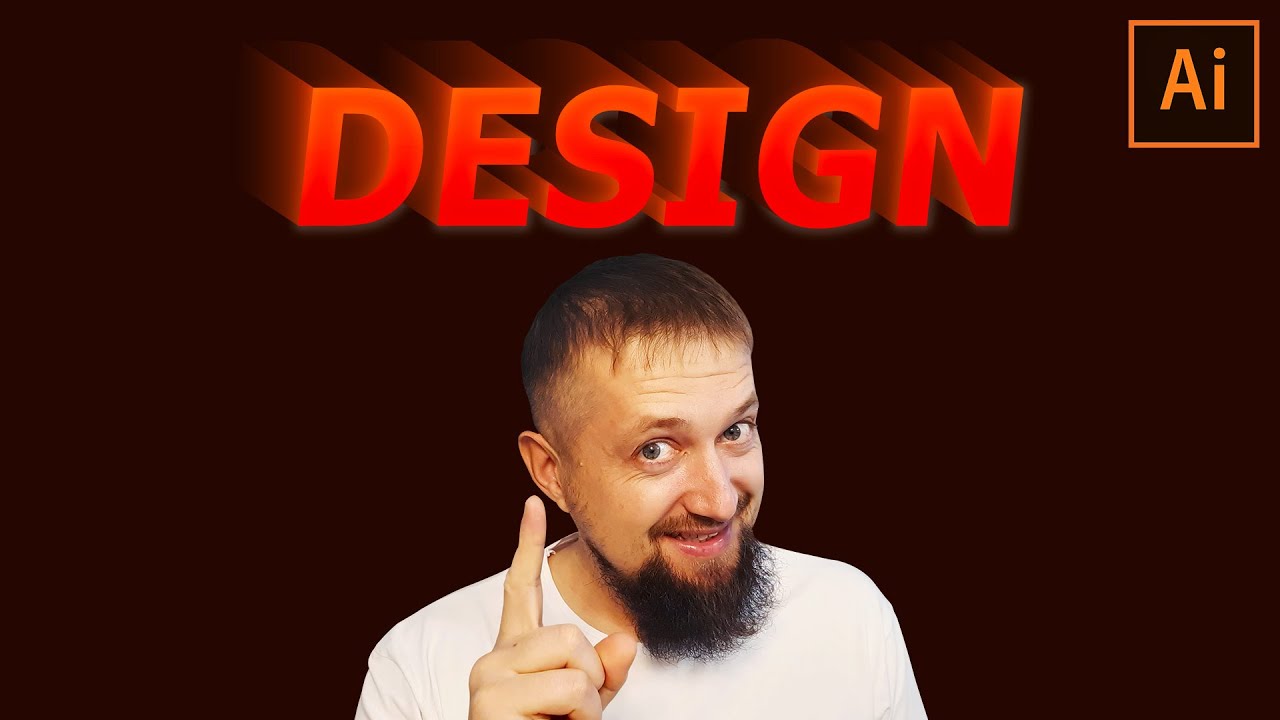 Как в иллюстраторе нарисовать трехмерный текст с градиентом смотреть онлайн