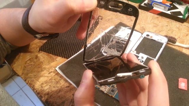 Тачскрин Samsung S7562 сенсор замена. Как разобрать S7562? Ремонт S7562. Упал разбилось стекло смотреть онлайн