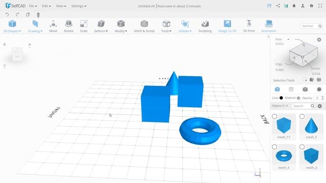 SelfCAD Обзор смотреть онлайн