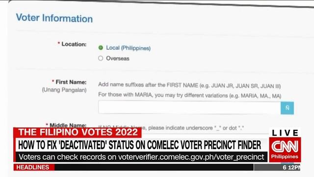 How to fix 'deactivated' status on Comelec voter precinct finder смотреть онлайн