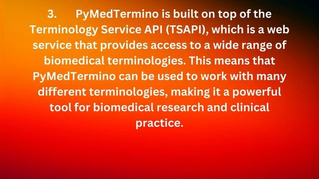PyMedTermino python library смотреть онлайн