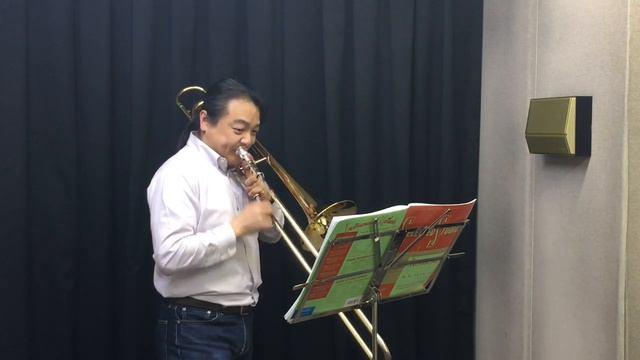 H.Voxman - Selected Studies for Trombone “Allegro moderato by Gatti”(Page-12) смотреть онлайн