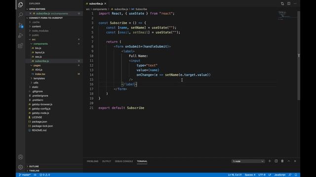 Manage subscriptions in your Gatsby Blog by connecting a custom React form to Hubspot смотреть онлайн