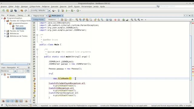 Tutorial Java - Lendo arquivo JSon simples com java смотреть онлайн