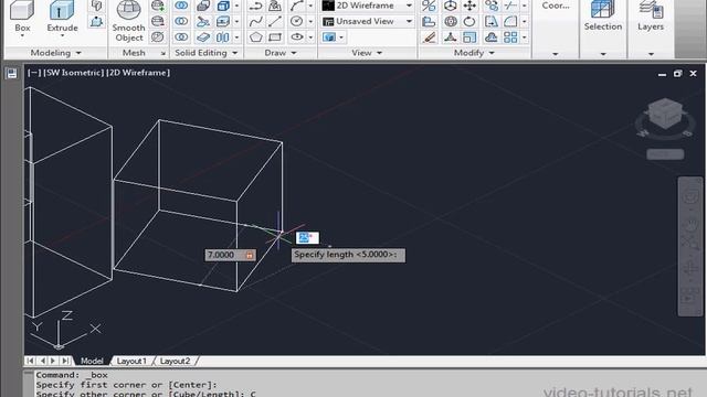 AutoCad 3d Modeling 04 ( Box ) смотреть онлайн
