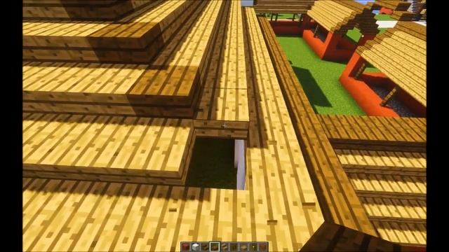 Как построить рынок/базар в Minecraft (Япония)