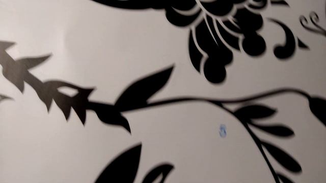 Самоклеющаяся наклейка на стену Угловой ажур смотреть онлайн