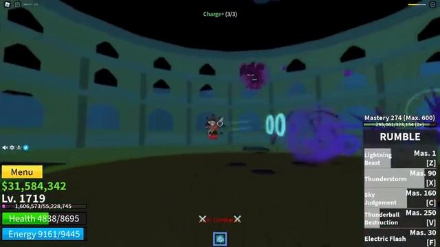 (INTENSE!!) ⛈️Rumble Vs Venom - Blox Fruits смотреть онлайн