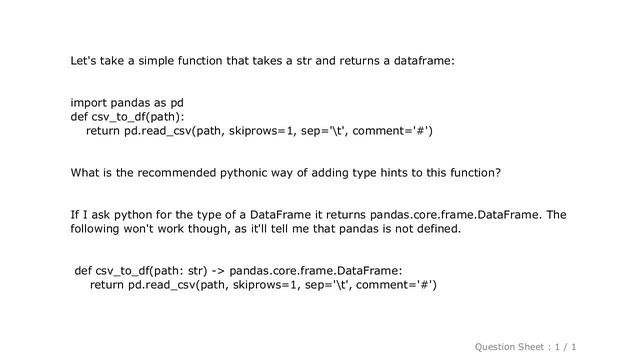 Pandas : Pythonic type hints with pandas? смотреть онлайн