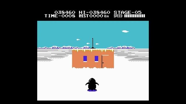 NES - Antarctic Adventure 'Playthrough' смотреть онлайн