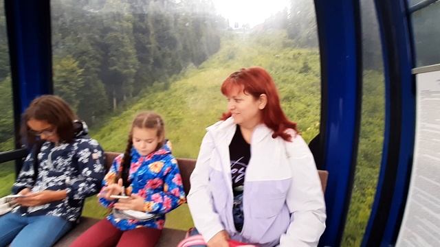 Канатная дорога Лаура А1. Красная Поляна. Июль 2022