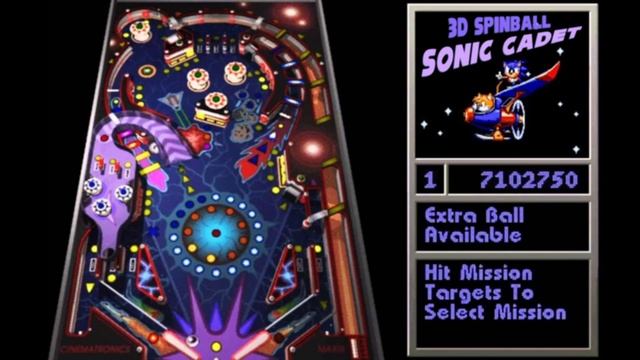 3D Pinball Space Cadet [Sonic Spinball Style] смотреть онлайн